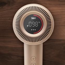 Uscator de par Silk'n SilkyAir Pro HDB3PE1001, 1600 W, 76 km/h, 18 moduri, Control automat al temperaturii, 39-98°C, Ionizare, 3 accesorii, LED, Roz auriu