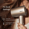 Silk'n SilkyAir Pro HDB3PE1001 Hair Dryer, 1600W, 76 km/h, 18 settings, Automatic temperature control, 39–98°C, Ionization, 3 attachments, LED, Rose Gold