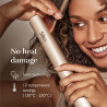 Silk'n SilkyStraight SIS1PE1001 Hair Straightener, 45W, 12 temperature settings, LED display, titanium plates, infrared technology, ionization, 120–230°C, memory function, rose gold