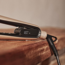 Silk'n SilkyStraight SIS1PE1001 Hair Straightener, 45W, 12 temperature settings, LED display, titanium plates, infrared technology, ionization, 120–230°C, memory function, rose gold