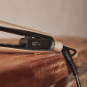 Σίδερο μαλλιών Silk'n SilkyStraight SIS1PE1001, 45 W, 12 ρυθμίσεις θερμοκρασίας, οθόνη LED, πλάκες τιτανίου, τεχνολογία υπέρυθρων, ιονισμός, 120-230 °C, μνήμη, ροζ χρυσό