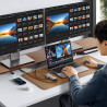 Докинг станция 9в1 UGREEN CM498, PD 100W, USB-C към 1xUSB-C(PD)/3xUSB-A/HDMI/VGA/RJ45/SD, 4K@30fps, Сив