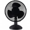 Rosberg R51760B9 Table Fan, 19W, 23 cm, 2 speeds, Black