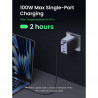 UGREEN GaN X565 töltő, PD 3.0 100 W, 3xUSB-C/1xUSB-A, GaN technológia, szürke