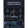 UGREEN GaN X565 töltő, PD 3.0 100 W, 3xUSB-C/1xUSB-A, GaN technológia, szürke