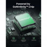 UGREEN GaN X565 töltő, PD 3.0 100 W, 3xUSB-C/1xUSB-A, GaN technológia, szürke