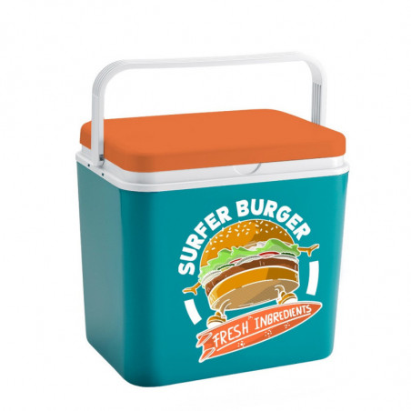 ATLANTIC Burger Cooler, 30 liters, Passive, Cooling, BPA-free, Multicolor