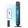 Ventilator turn Dreo Cruiser TF611S, 107 cm, 2501 m³/h, 9 viteze, 4 moduri, oscilație, aplicație mobilă, negru