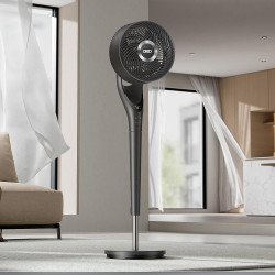 Ventilator Dreo TurboPoly™ Fan 154, 36 W, 3 moduri, 9 viteze, oscilație orizontală de până la 120°, HyperSilent, negru