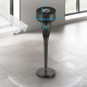 Вентилатор Dreo TurboPoly™ Fan 154, 36W, 3 режима, 9 скорости, Хоризонтална осцилация до 120°, HyperSilent, Черен