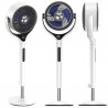 Dreo TurboPoly™ Fan 565S, 36W, 6 modes, 9 speeds, 120° 3D oscillation, mobile app, Wi-Fi, RGB, HyperSilent, White