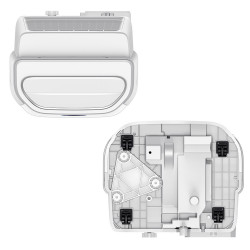 Мобилен климатик Dreo 515S, 1500W, 20-30 м2, 12000 BTU, Охлаждане, Вентилатор, Изсушаване, Гласови команди, LED, Бял
