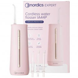 Nordics IA44P fogsugárzó, 230 ml, IPX8, 5 üzemmód, 5 sugárerősség, USB-C, rózsaszín