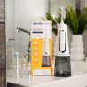 Nordics Expert EA139W Oral Irrigator, 300 ml, 5 modes, 5 air jets, IPX7, 360° nozzle, USB-C, White