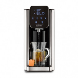 Диспенсър за гореща вода Caso HW 660 1879, 2600W, 2.7 л, 7 темп настройки, 40-100°C, Сензорно управление, Филтър, Черен/инокс
