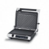 Ηλεκτρική ψησταριά 3 σε 1 Caso Germany SteakMaster Pro, 2000 W, 34 x 24 εκ., 80-240 °C, κεραμική επίστρωση, χρονοδιακόπτης, αφής χειριστήριο, ανοξείδωτο/μαύρο