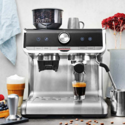 Gastroback Espresso Barista Pro 42616 eszpresszógép, 1550 W, 15 bar, 2,8 l, ULKA, PID, 30 őrlési fokozat, rozsdamentes acél