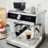 Еспресо машина Gastroback Espresso Barista Pro 42616, 1550W, 15 bar, 2.8 l, ULKA, PID, 30 степени на смилане, Инокс