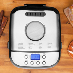 Gastroback Design Pro 42822 Bread Maker, 500W, 500–750–1000 g, 19 programs, Non-stick pan, 7 bread types, 3 browning levels, Black