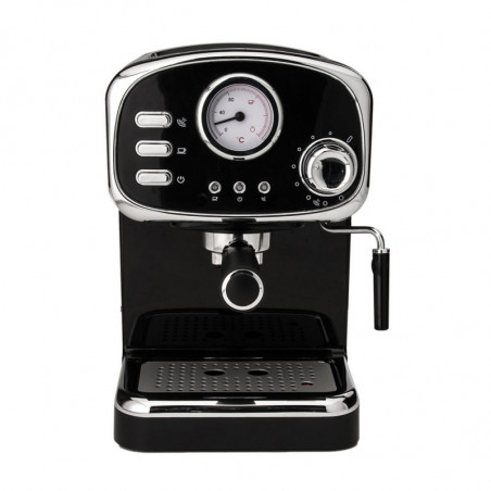 Gastroback Basic 42615 dizájner eszpresszógép, 1100 W, 15 bar, 1,25 l, csésze melegítő, kivehető alkatrészek, szűrőtartó, fekete