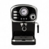 Mașină de espresso de design Gastroback Basic 42615, 1100 W, 15 bari, 1,25 l, încălzitor de cești, piese detașabile, port-filtru, negru