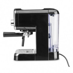 Gastroback Basic 42615 dizájner eszpresszógép, 1100 W, 15 bar, 1,25 l, csésze melegítő, kivehető alkatrészek, szűrőtartó, fekete