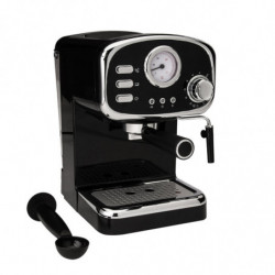Gastroback Basic 42615 Designer Espresso Machine, 1100W, 15 bar, 1.25 L, Cup Warmer, Removable Parts, Portafilter, Black
