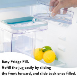Dozator cu filtrare apa Aqua Optima Perfect Pour WD1003, 8,2 l, Filtrare in 5 etape, Fara BPA, Evolve+, Alb/Transparent
