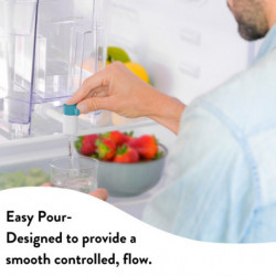 Dozator cu filtrare apa Aqua Optima Perfect Pour WD1003, 8,2 l, Filtrare in 5 etape, Fara BPA, Evolve+, Alb/Transparent