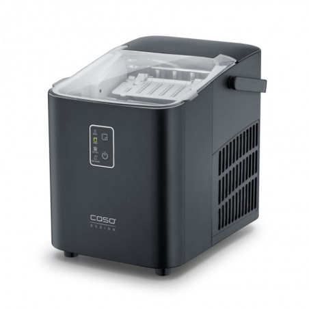 Caso IceChef Compact 3401 Ice Maker, 120W, 1 L, 12 kg/24 h, 2 sizes, Self-cleaning, Compressor-driven, Matte Black