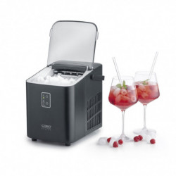 Caso IceChef Compact 3401 jégkészítő, 120 W, 1 l, 12 kg/24 óra, 2 méret, öntisztító, kompresszoros, matt fekete