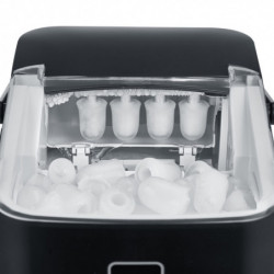 Mașină de gheață Caso IceChef Compact 3401, 120 W, 1 l, 12 kg/24 ore, 2 dimensiuni, Autocurățare, Cu compresor, Negru mat