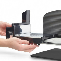 Graef Master M95 Sausage Slicer, 170W, 0–20 mm, 170 mm blade, stainless steel, combination attachment, black