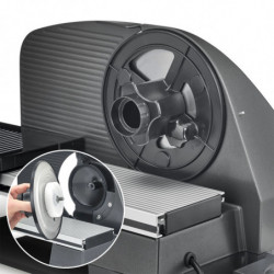 Κοπτική μηχανή για λουκάνικα Graef Master M95, 170 W, 0-20 mm, λεπίδα 170 mm, ανοξείδωτο ατσάλι, συνδυαστικό εξάρτημα, μαύρο