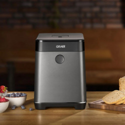 Graef BA806 kenyérsütő, 520 W, 500–750 g, 36 program, tapadásmentes bevonat, 3 fokozat, késleltetett indítású időzítő, fekete