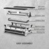 CASO Design Raclette AirClean Raclette Grill, 1500W, Ceramic Plates, Odor and Smoke Reduction System, Filter, Stainless Steel