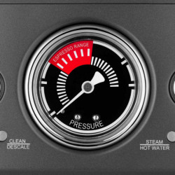 Еспресо машина Gastroback Advanced Urban Duo 42627, 3000W, 15 bar, 30 степени на смилане, Dual Thermoblock, Pre-brew, Манометър, Черен