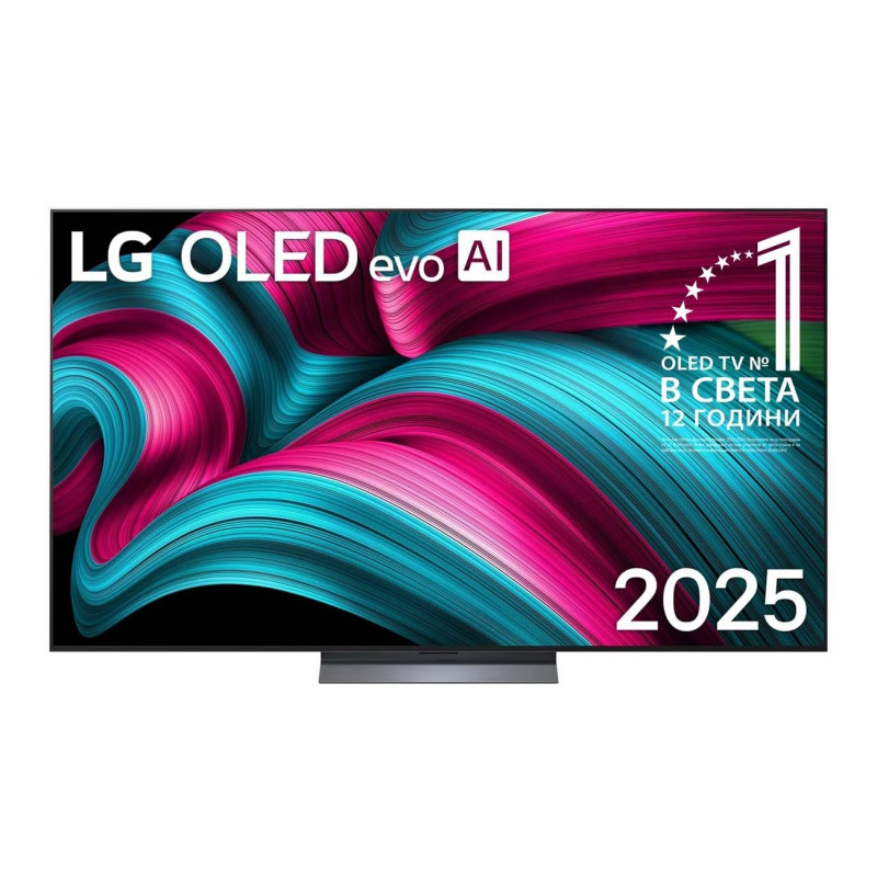 Телевизор LG OLED55C51LA, 4K UltraHD 3840 x 2160, 55", Клас G, OLED, Smart TV, Dolby Vision, AI Upscaling, webOS, Черен