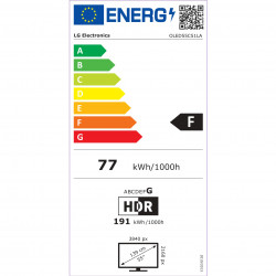 LG OLED55C51LA televízió, 4K Ultra HD 3840 x 2160, 55", G osztály, OLED, Smart TV, Dolby Vision, AI-alapú felbontásnövelés, webOS, fekete