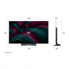 Τηλεόραση LG OLED55C51LA, 4K Ultra HD 3840 x 2160, 55", Κατηγορία G, OLED, Smart TV, Dolby Vision, AI Upscaling, webOS, Μαύρο