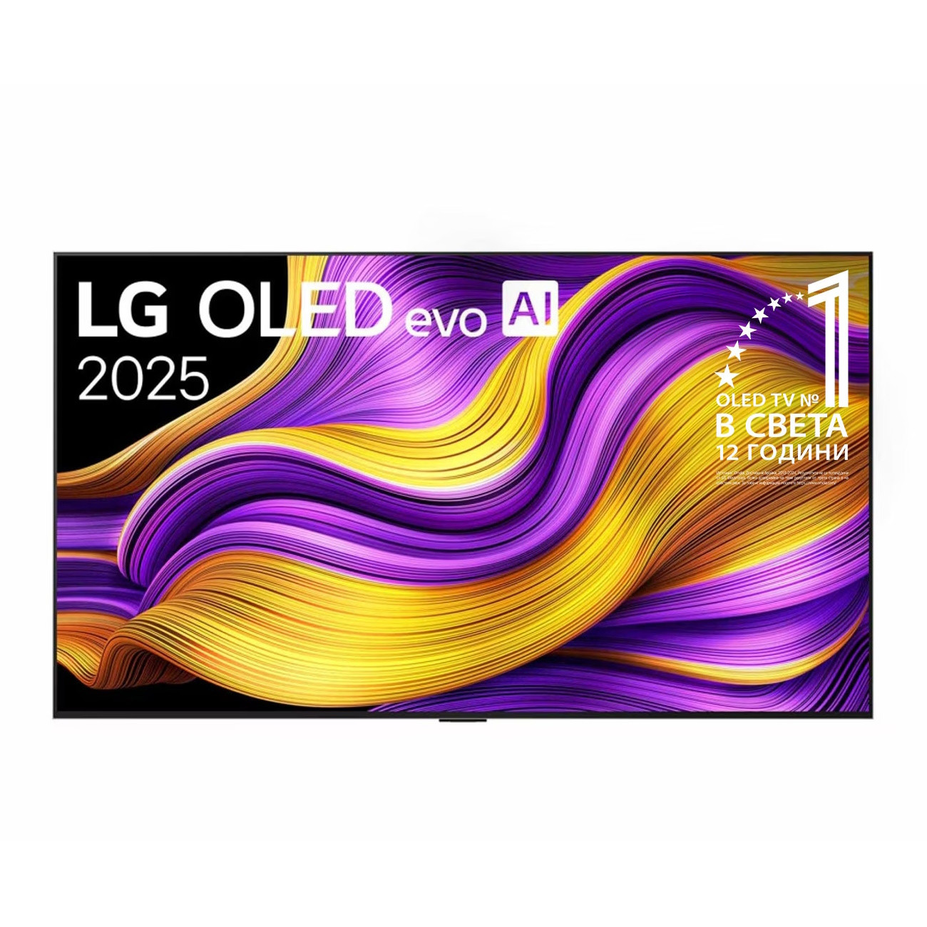 Телевизор LG OLED65G51LW, 4K UltraHD 3840 x 2160, 65", Клас E, Tandem OLED, Smart TV, Dolby Vision, AI Upscaling, webOS, Черен