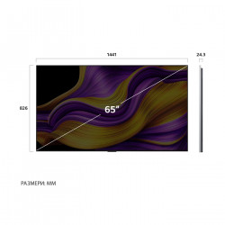 Телевизор LG OLED65G51LW, 4K UltraHD 3840 x 2160, 65", Клас E, Tandem OLED, Smart TV, Dolby Vision, AI Upscaling, webOS, Черен