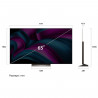LG OLED65C51LA TV, 4K Ultra HD 3840 x 2160, 65", Energy Class F, OLED, Smart TV, Dolby Vision, AI Upscaling, webOS, Black