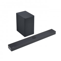 Саундбар LG SC9S, 400W, 97.5 см, Dolby Atmos, DTS-X, 4K Pass-Through, Субуфер, Wi-Fi, Черен