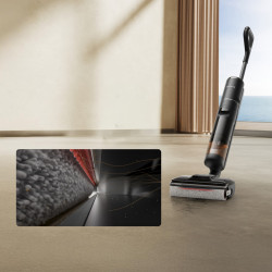 Κάθετη σκούπα και σφουγγαρίστρα Dreame H12 Pro FlexReach HHR44A, 400 W, 18.000 Pa, 50 λεπτά, 4 λειτουργίες, Πλύσιμο στους 90 °C, Αυτοκαθαρισμός & Αυτοστεγνωμός, Οθόνη LED, Μαύρο