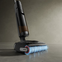 Aspirator vertical și mop Dreame H12 Pro FlexReach HHR44A, 400 W, 18 000 Pa, 50 min, 4 moduri, Spălare la 90 °C, Autocurățare și autosuscare, Ecran LED, Negru
