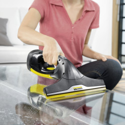 Уред за почистване на прозорци Karcher WV 2 PREMIUM, 100 мл, Автономия 35 мин, До 105 м2, LED индикатор, Черен/Жълт