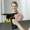Συσκευή καθαρισμού παραθύρων Karcher WV 2 PREMIUM, 100 ml, Αυτονομία 35 λεπτών, Έως 105 m², Ένδειξη LED, Μαύρο/Κίτρινο