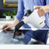 Aparat de curățat cu abur Karcher SC 1 EasyFix, 1200 W, 0,2 l, 3 bari, 20 m², Încălzire în 3 minute, Protecție împotriva accesului copiilor, Alb/Negru