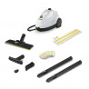 Ατμοκαθαριστής Karcher SC 2 EasyFix, 1500 W, 1 λίτρο, 3,2 bar, 75 m², χρόνος προθέρμανσης έως 6,5 λεπτά, προστασία από τα παιδιά, λευκό/μαύρο